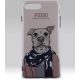 Puzoo mintás bright tpu tok artdog brown aboo Apple iPhone 7 Plus / 8 Plus