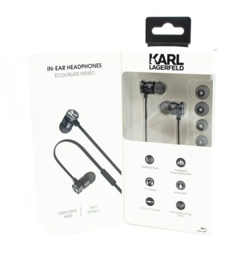 Karl Lagerfeld Headset Fekete (KLEPWIBK)