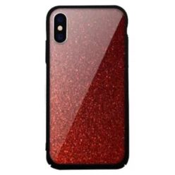 xPro - Apple iPhone XR hátlapi tok - bordó pöttyös