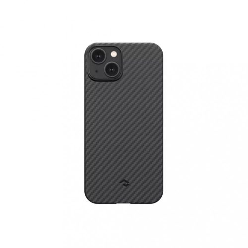 Pitaka MagEZ Case 3 Black / Grey Twill 1500D Apple iPhone 14 Plus készülékhez - MagSafe rögzítéssel