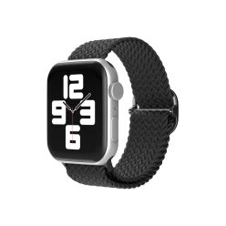   XPRO Apple Watch szőtt szövet körpánt Fekete 42mm/44mm/45mm/49mm