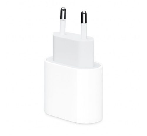 Apple gyári hálózati töltő adapter, USB Type-C, 20W, fehér MHJE3ZM/A