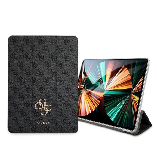 GUESS GUIC12G4GFGR Head Saffiano tok iPad Pro 12.9" (2020-2021) - Szürke