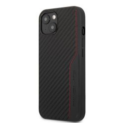   AMG Carbon Red Stitching hátlaptok Apple iPhone 13 mini - Fekete