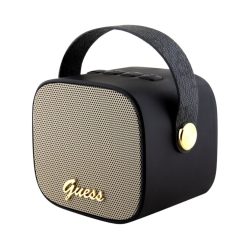   Guess mini bluetooth hangszóró PU 4G Strap (GUWSB2P4SMK), fekete