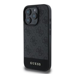   GUESS 4G Apple iPhone 16 Pro Max hátlap tok - Szürke (GUHCP16XG4GLGR)