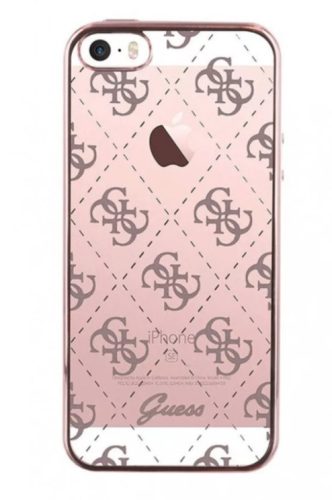 Guess tok Rose Gold (GUHCPSETR4GRG) Apple iPhone 5 / 5S / SE készülékhez