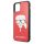 Apple iPhone 11 Pro Karl Lagerfeld (KLHCN58DLHRE) tok, piros