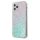 Apple iPhone 12 Pro Max GUESS GUHCNP12LLG4GGBLPI Liquid Glitter TPU Hátlap - Rózsaszín