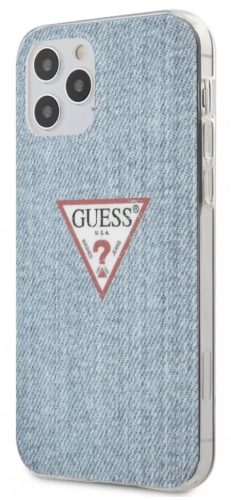 Guess tok (GUHCP12MPCUJULLB) Apple iPhone 12 / 12 Pro készülékhez - Világoskék