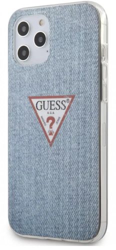 Guess tok (GUHCP12LPCUJULLB) Apple iPhone 12 Pro Max készülékhez - Világoskék