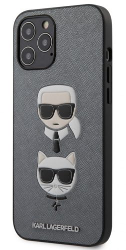 Karl Lagerfeld tok szürke (KLHCP12LSAKICKCSL) Apple Iphone 12 Pro Max készülékhez