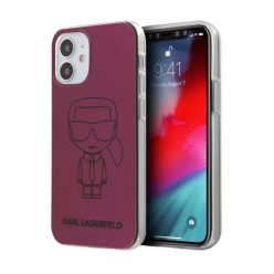   Apple iPhone 12 mini Karl Lagerfeld tok lila (KLHCP12SPCUMIKPI) készülékhez