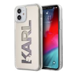   Karl Lagerfeld tok ezüst (KLHCP12SKLMLGR) Apple iPhone 12 Mini készülékhez