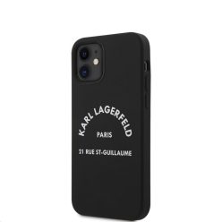   Karl Lagerfeld tok fekete (KLHCP12SSLSGRBK) Apple Iphone 12 Mini készülékhez