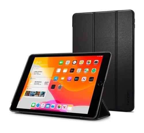 Spigen Smart Fold Apple iPad 10.2" oldalra nyíló tok, fekete