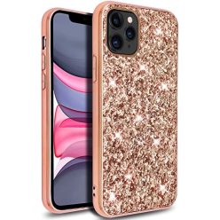 Apple iPhone 11 Pro Csillámos tok - Rozé