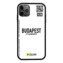   Cellphy - Apple iPhone 11 Pro Max Budapest feliratos tok - Fehér