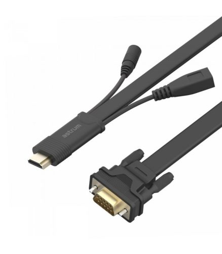 Astrum DA460 HDMI apa - VGA apa / 3,5MM jack audio / micro usb all in one audio - video adapter