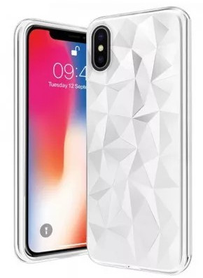 Forcell - Apple iPhone XS Max hátlapi szilikon tok - Fehér