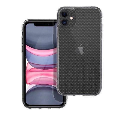 Clear 2mm Apple iPhone 11 szilikon tok - Átlátszó