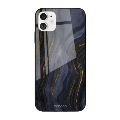 Babaco Apple iPhone XR Edzett üveg hátlapi tok - Marble