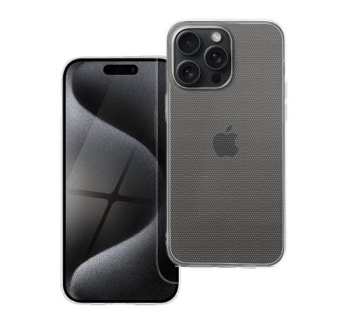 Slim Case Apple iPhone 16 (6.1") 1mm szilikon tok - Átlátszó