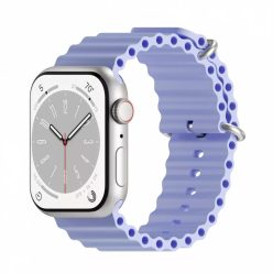   Next One H2O Apple Watch 38/40/41mm légáteresztő szilikon szíj - Lilaakác