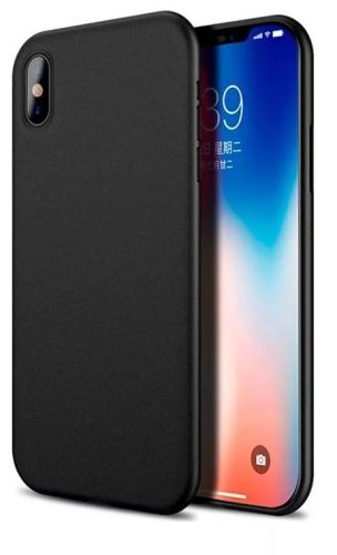 Devia - Naked Ultra Thin 0.4mm iPhone XS Max Szilikon Tok - Fekete