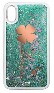 JOYROOM - Star Series iPhone X/XS JR-BP361 Folyadékos Tok - Lucky for You