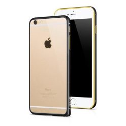   Hoco - Blade series csavaros rögzítésű iPhone 6plus/6splus fém keret (bumper) - fekete