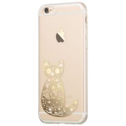   Hoco - Super star series macska mintás iPhone 6plus/6splus tok - arany