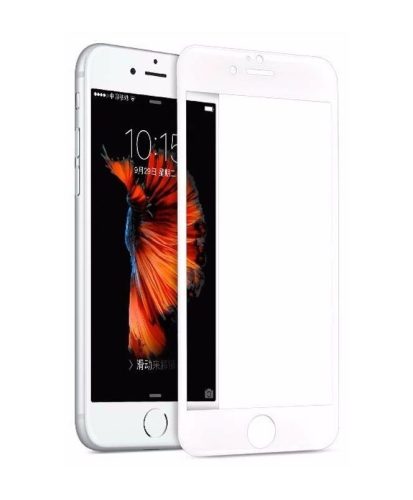 Hoco - Flexible series 3D PET kerettel iPhone 6plus/6splus kijelzővédő üvegfólia - fehér