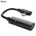 Hoco - LS19 2in1 USB-C apa to 3.5mm Jack anya + USB-C anya