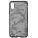 Dotfes G07 iPhone X/XS Camouflage Tok - Szürke