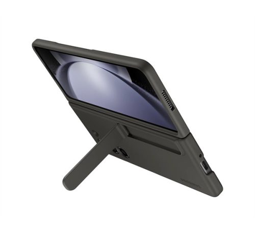 Samsung Galaxy Z Fold5 gyári Standing tok szíjjal - Graphite