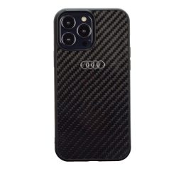   Audi R8 Széria Carbon Fiber hátlaptok Apple iPhone 12 Mini - Fekete