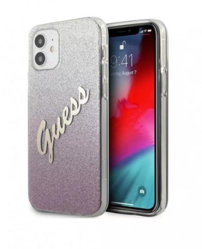 Guess tok rózsaszín (GUHCP12SPCUGLSPI) Apple iPhone 12 Mini készülékhez