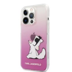   Karl Lagerfeld tok pink (KLHCP13LCFNRCPI) Apple Iphone 13 Pro készülékhez