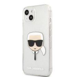   Karl Lagerfeld tok ezüst (KLHCP13SKHTUGLS) Apple Iphone 13 Mini készülékhez