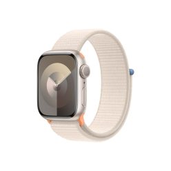   Apple Watch Series 9 GPS 41 mm Starlight Aluminium Case with Sport Loop - Starlight (MR8V3QH/A)