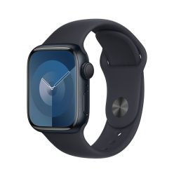   Apple Watch Series 9 GPS 41 mm Midnight Black aluminium case with Sport Band - Midnight Black S/M (MR8W3QH/A)