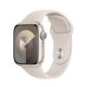 Apple Watch Series 9 GPS 45 mm Starlight aluminium case with Sport Band - Starlight M/L (MR973QH/A)