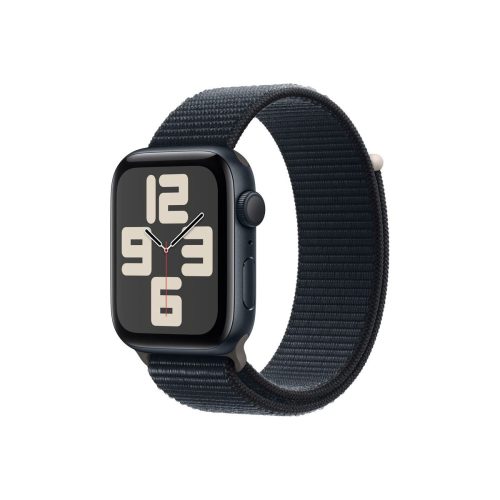 Apple Watch SE (2023) GPS 44mm Midnight Aluminium Case with Sport Loop - Midnight (MREA3QH/A)