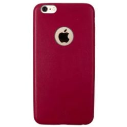   Baseus - iPhone 6 Plus/6S Plus Thin Case 1mm műbőr tok - piros