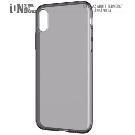 Baseus - iPhone 6/6S Slim Case szilikon tok - fekete átlátszó