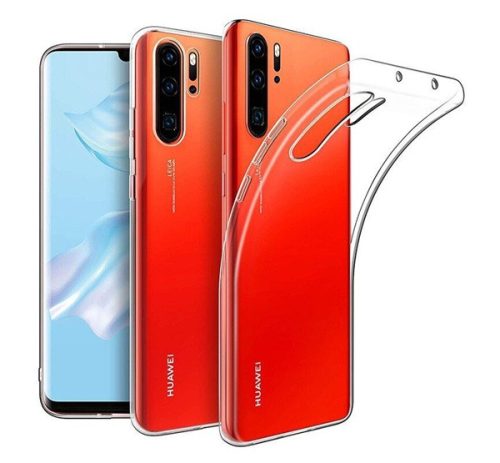 Huawei P30 Lite ultra slim 0,3mm szilikon tok, átlátszó