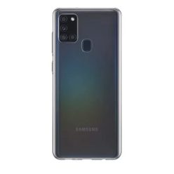 Uniq Glase Samsung Galaxy A21S, szilikon tok, átlátszó