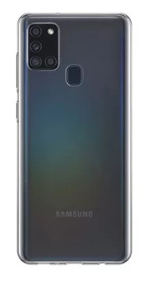 Uniq Glase Samsung Galaxy A21S, szilikon tok, átlátszó