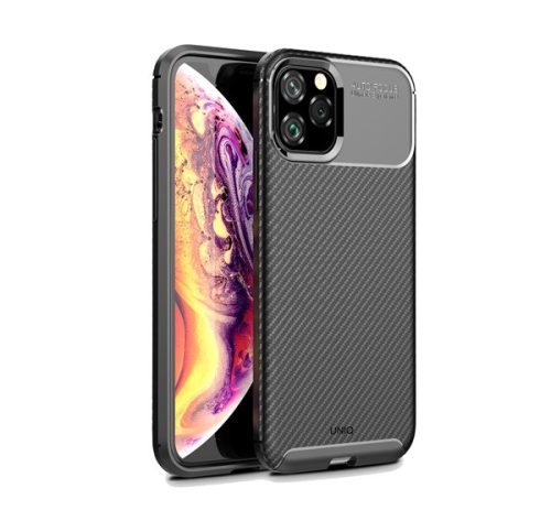 Uniq Hexa Apple iPhone 11 Pro, szilikon tok, fekete